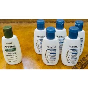 AVEENO Travel 1 oz Skin Relief Body Wash & Daily Moisturizing Lotion Set 6 NEW